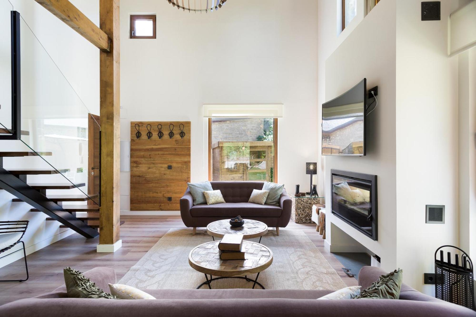 Casa Forelsa Lujo En La Montana Hoz de Jaca Exteriör bild